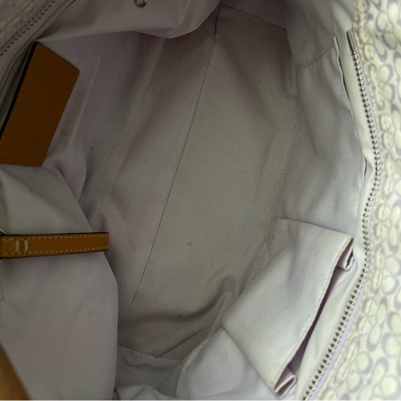 Coach Signature Satchel Bag – Classic Monogram with Leather Trim - Picture 4 of 8